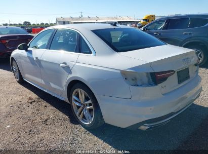 Lot #3042559149 2022 AUDI A4 PREMIUM PLUS 45 TFSI S LINE QUATTRO S TRONIC