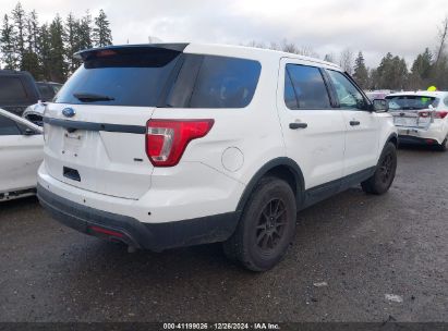 Lot #3055287170 2017 FORD POLICE INTERCEPTOR