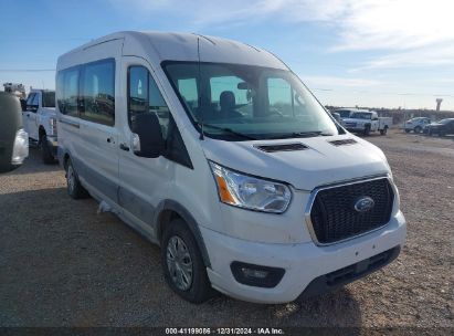 Lot #3050070349 2021 FORD TRANSIT-350 PASSENGER VAN XLT