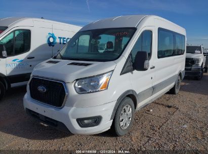 Lot #3050070349 2021 FORD TRANSIT-350 PASSENGER VAN XLT