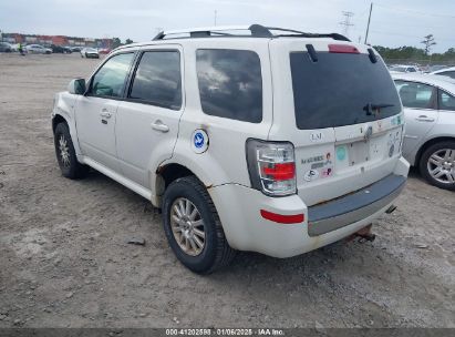 Lot #3051075099 2009 MERCURY MARINER PREMIER