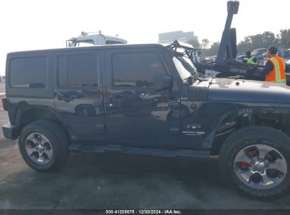 Lot #3051073105 2018 JEEP WRANGLER JK UNLIMITED SAHARA 4X4