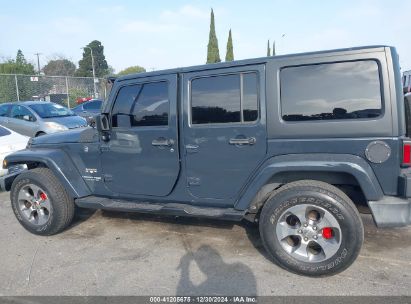 Lot #3051073105 2018 JEEP WRANGLER JK UNLIMITED SAHARA 4X4