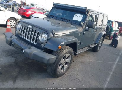 Lot #3051073105 2018 JEEP WRANGLER JK UNLIMITED SAHARA 4X4