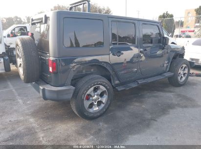 Lot #3051073105 2018 JEEP WRANGLER JK UNLIMITED SAHARA 4X4