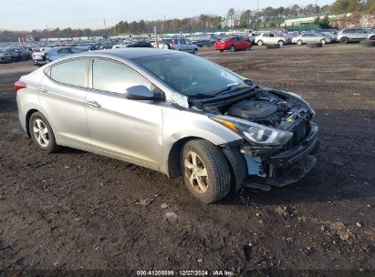 Lot #3051090401 2015 HYUNDAI ELANTRA SE