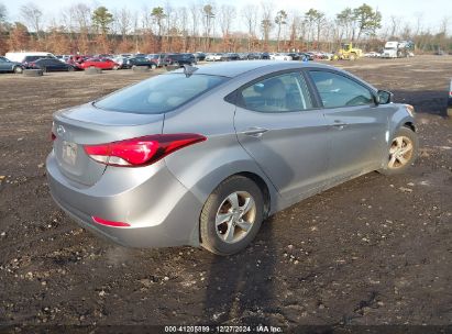 Lot #3051090401 2015 HYUNDAI ELANTRA SE