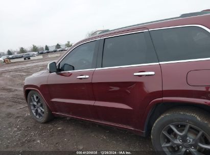 Lot #3050076347 2018 JEEP GRAND CHEROKEE OVERLAND 4X4