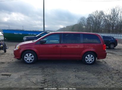 Lot #3050076346 2015 DODGE GRAND CARAVAN SE