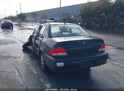 Lot #3049471538 2003 MITSUBISHI LANCER LS