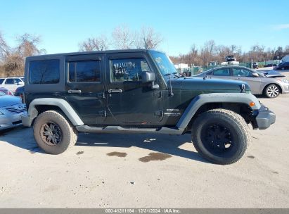 Lot #3050076318 2011 JEEP WRANGLER UNLIMITED SPORT