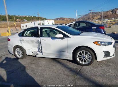 Lot #3056475969 2019 FORD FUSION HYBRID SE