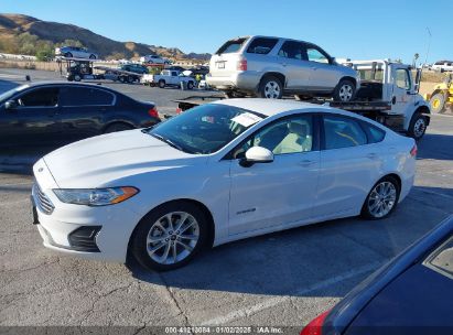 Lot #3056475969 2019 FORD FUSION HYBRID SE