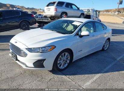 Lot #3056475969 2019 FORD FUSION HYBRID SE