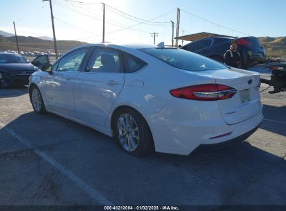 Lot #3056475969 2019 FORD FUSION HYBRID SE