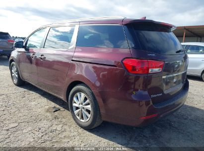 Lot #3046374324 2017 KIA SEDONA LX