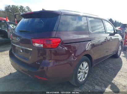 Lot #3046374324 2017 KIA SEDONA LX