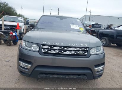 Lot #3050081619 2016 LAND ROVER RANGE ROVER SPORT 3.0L V6 SUPERCHARGED HSE