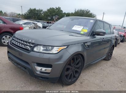 Lot #3050081619 2016 LAND ROVER RANGE ROVER SPORT 3.0L V6 SUPERCHARGED HSE