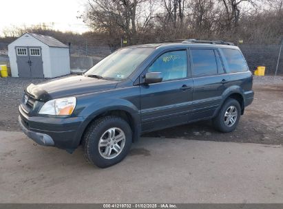 Lot #3047411984 2004 HONDA PILOT EX-L