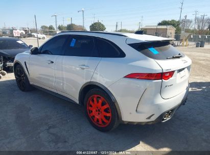 Lot #3045343562 2020 JAGUAR F-PACE SVR P550 AWD AUTOMATIC