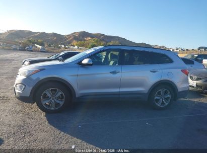 Lot #3050072218 2015 HYUNDAI SANTA FE GLS