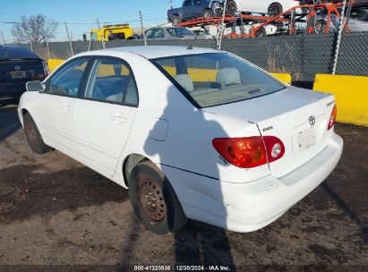 Lot #3047411968 2003 TOYOTA COROLLA LE