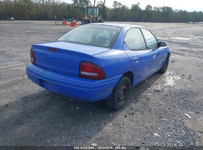 Lot #3051090506 1996 DODGE NEON