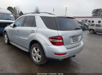 Lot #3051080431 2010 MERCEDES-BENZ ML 350 4MATIC