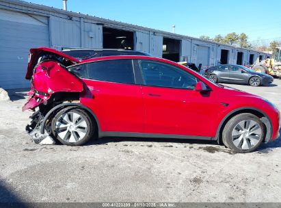 Lot #3057071954 2022 TESLA MODEL Y LONG RANGE DUAL MOTOR ALL-WHEEL DRIVE