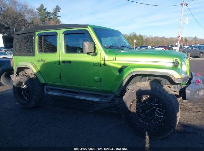 Lot #3042563512 2018 JEEP WRANGLER UNLIMITED SAHARA 4X4