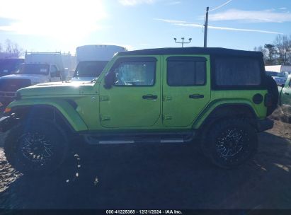 Lot #3042563512 2018 JEEP WRANGLER UNLIMITED SAHARA 4X4