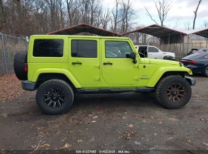 Lot #3051090247 2017 JEEP WRANGLER UNLIMITED SAHARA 4X4