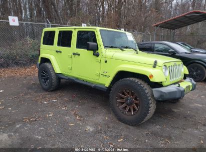 Lot #3051090247 2017 JEEP WRANGLER UNLIMITED SAHARA 4X4