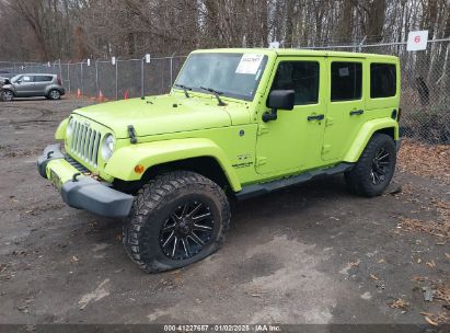 Lot #3051090247 2017 JEEP WRANGLER UNLIMITED SAHARA 4X4