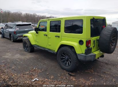 Lot #3051090247 2017 JEEP WRANGLER UNLIMITED SAHARA 4X4