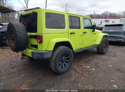 Lot #3051090247 2017 JEEP WRANGLER UNLIMITED SAHARA 4X4