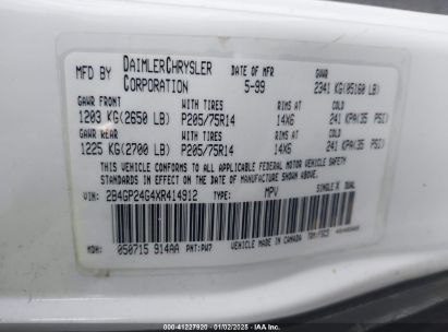 Lot #3050084698 1999 DODGE GRAND CARAVAN