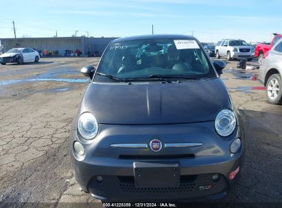 Lot #3056476024 2017 FIAT 500E BATTERY ELECTRIC