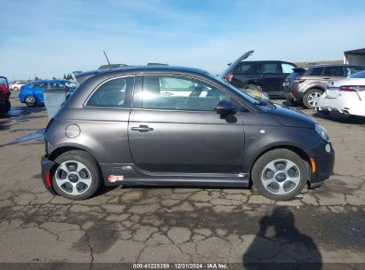 Lot #3056476024 2017 FIAT 500E BATTERY ELECTRIC