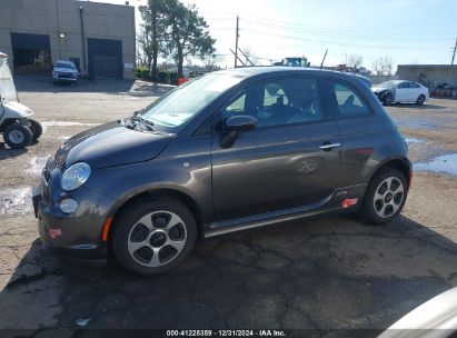 Lot #3056476024 2017 FIAT 500E BATTERY ELECTRIC