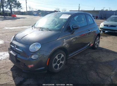 Lot #3056476024 2017 FIAT 500E BATTERY ELECTRIC