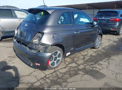 Lot #3056476024 2017 FIAT 500E BATTERY ELECTRIC