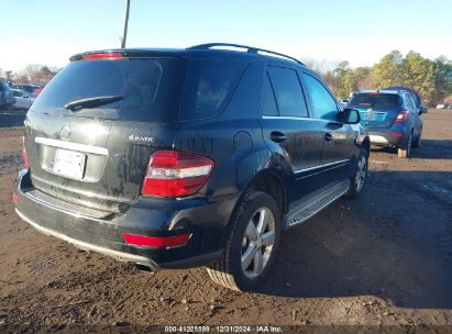 Lot #3042563452 2010 MERCEDES-BENZ ML 350 4MATIC