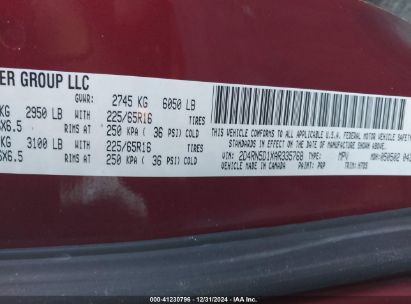 Lot #3051090196 2010 DODGE GRAND CARAVAN SXT