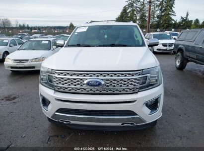 Lot #3056476249 2019 FORD EXPEDITION MAX PLATINUM