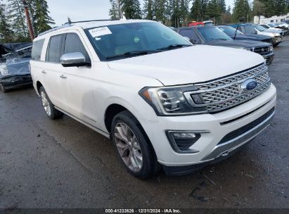 Lot #3056476249 2019 FORD EXPEDITION MAX PLATINUM