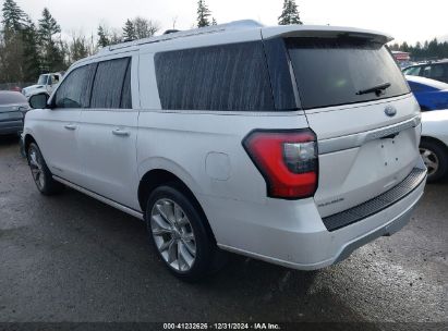 Lot #3056476249 2019 FORD EXPEDITION MAX PLATINUM