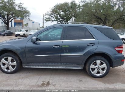 Lot #3046374472 2011 MERCEDES-BENZ ML 350 4MATIC