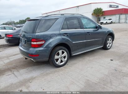 Lot #3046374472 2011 MERCEDES-BENZ ML 350 4MATIC